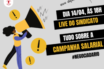 📣 Live do Sindicato: nova data!
