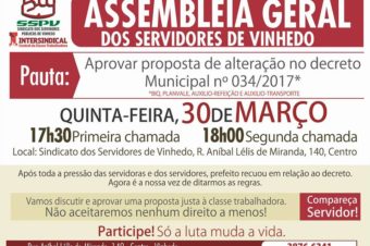 Assembleia Geral 30 de Março- Veja a chamada