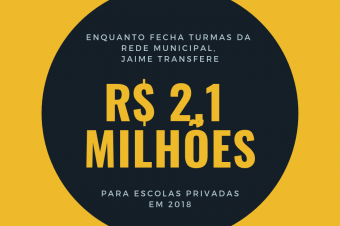 Dinheiro público para o serviço público: contra a terceirização da educação em Vinhedo!