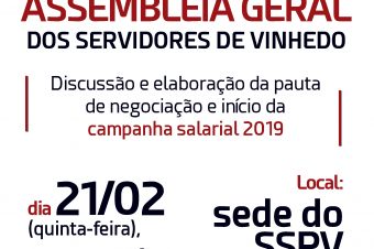 Assembleia para elaboração da pauta de reivindicação da campanha salarial 2019