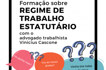 Formação sobre regime de trabalho estatutário