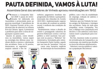 Editorial – Campanha Salarial: com pauta definida, vamos à luta!