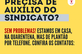 IMPORTANTE: contatos para atendimento do SSPV durante quarentena