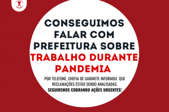 SSPV fala com prefeitura sobre trabalho durante pandemia