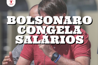 Bolsonaro congela salários