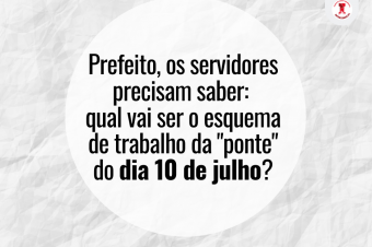 Prefeito não responde sobre ‘ponte’ do dia 10 de julho