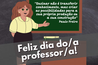 Feliz dia dos professores/as!