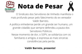 Valdir Barreto, presente!