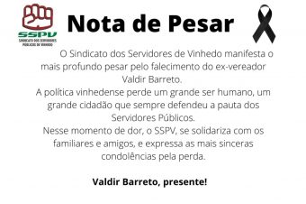 Valdir Barreto, presente!