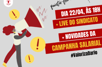 Anote aí: segunda live da Campanha Salarial na quinta-feira