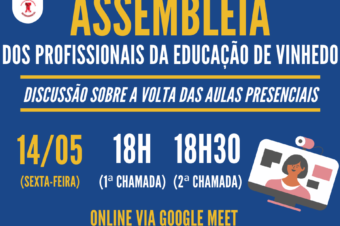 👩‍🏫 Assembleia dos profissionais da Educação de Vinhedo