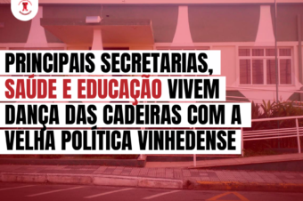 Principais secretarias, Saúde e Educação vivem dança das cadeiras com a velha política vinhe