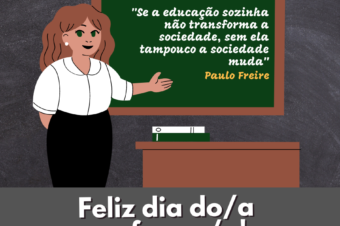 Feliz dia do professor!