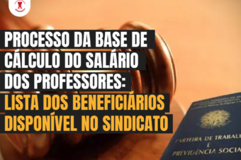 📃💲 PROFESSORES PODEM CONFERIR SE SERÃO BENEFICIADOS PELO PROCESSO COLETIVO DA BASE DE CÁLCULO: VENHAM CONFERIR A LISTA NO SINDICATO A PARTIR DE AMANHÃ!