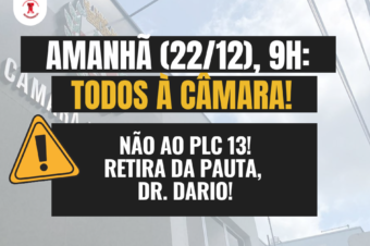 ESTATUTO: MAIS UMA VEZ, PREFEITURA QUER EMPURRAR MUDANÇA GOELA ABAIXO! AMANHÃ 9H: TODOS À CÂMARA!