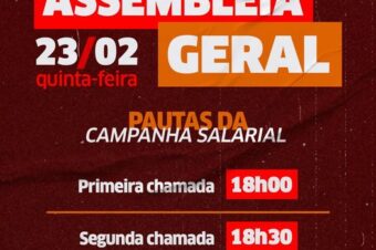 ASSEMBLEIA GERAL CAMPANHA SALARIAL